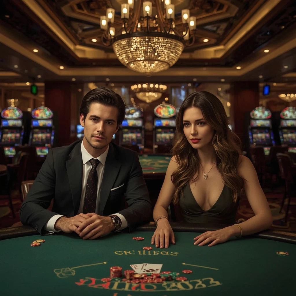 Deux joueurs de poker dans un Online Bingo Casino